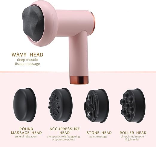 Rechargeable Body Massager – 10 Vibration Modes, Cordless & Portable